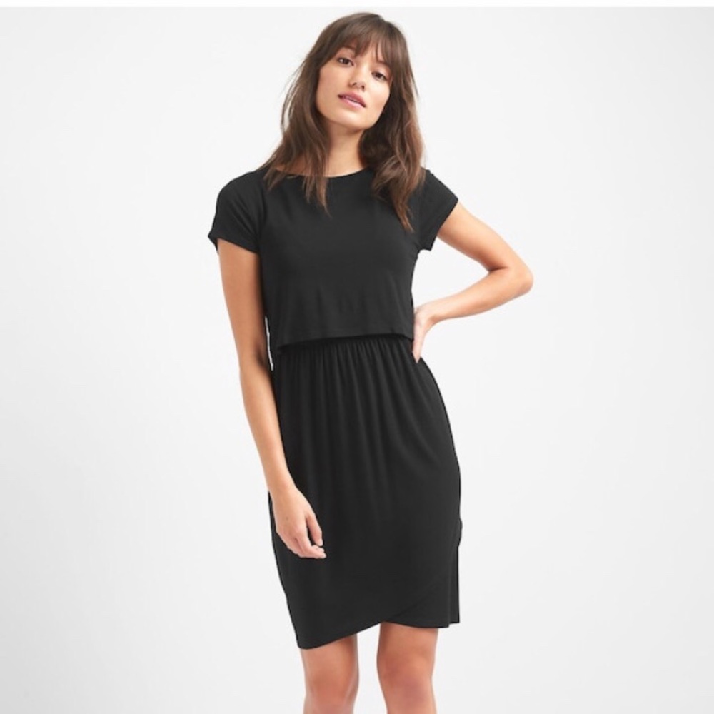 Gap Maternity Nursing T-Shirt Dress Small